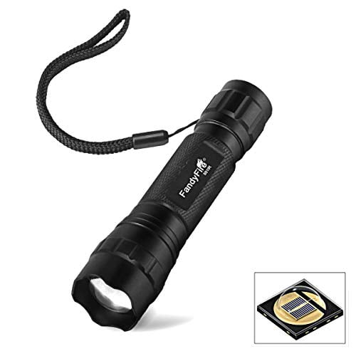 Zoomable Infrared Radiation Torch 940nm 10W Night Vision Hunting Flashlight AAA 